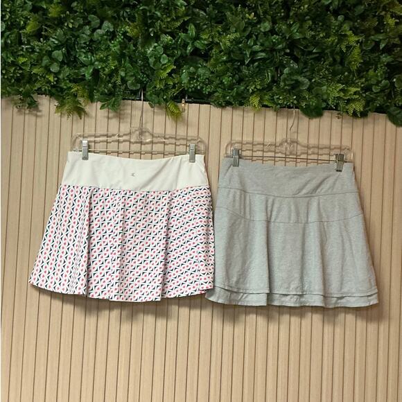 Kyodan Pants - Kyodan UPF 50+ Wide Waist Flared Golf Skort 2-Piece Set Size M